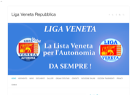 First screen capture by European Democracy Consulting's Logos Project for Liga Veneta Repubblica