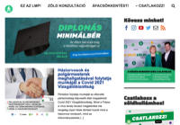 First screen capture by European Democracy Consulting's Logos Project for LMP - Magyarország Zöld Pártja
