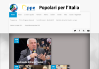First screen capture by European Democracy Consulting's Logos Project for Popolari per l'Italia