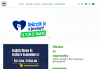 First screen capture by European Democracy Consulting's Logos Project for Romániai Magyar Demokrata Szövetség / Uniunea Democrată Maghiară din România