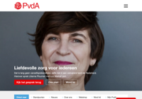 First screen capture by European Democracy Consulting's Logos Project for Partij Van De Arbeid