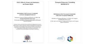 Covers of the ODIHR report and addendum